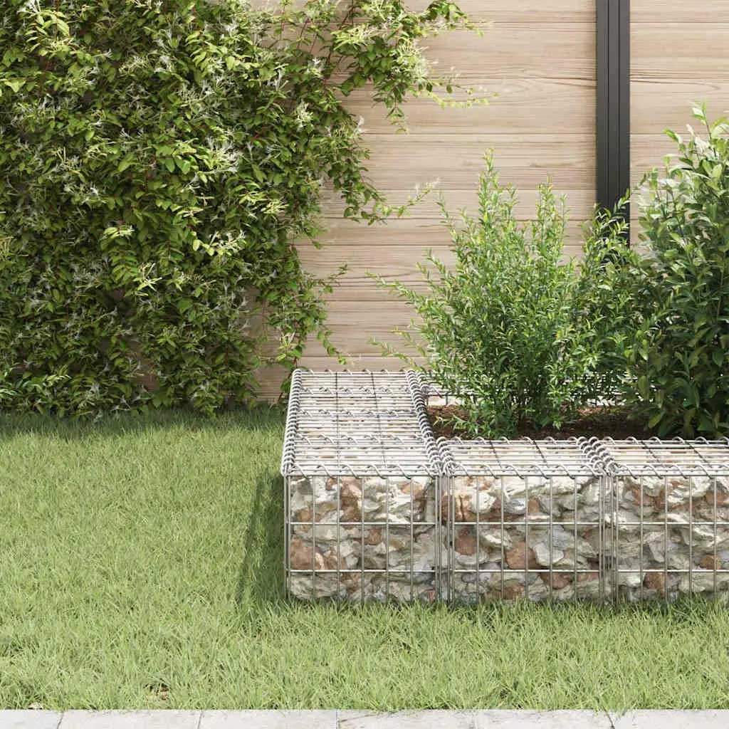 Steel Wire Gabion Raised Bed Garden Planter 30cm