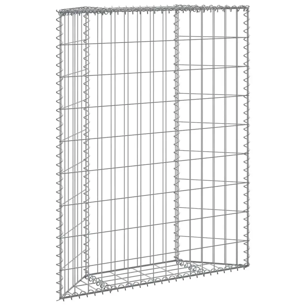 Trapezium Gabion Raised Bed Garden Planter Outdoor Flower Box Border