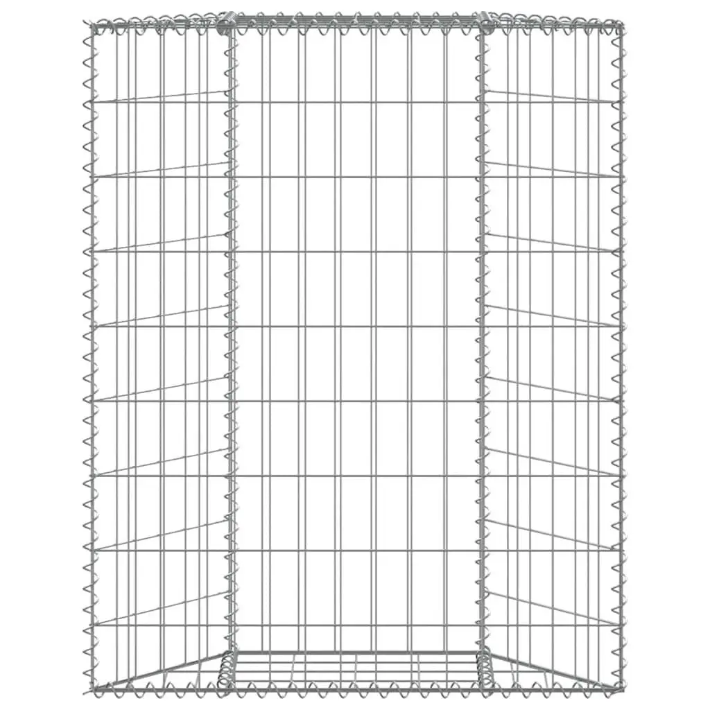 Trapezium Gabion Raised Bed Garden Planter Outdoor Flower Box Border