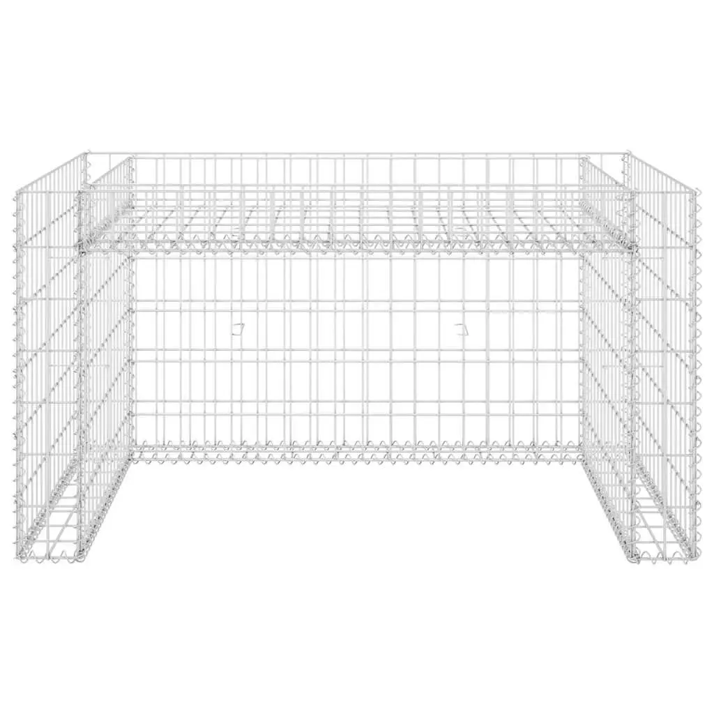 Lawn Mower Garage Raised Bed 110x80x60cm Steel Wire Storage Box Garden