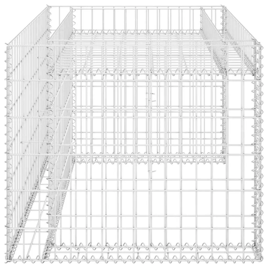 Lawn Mower Garage Raised Bed 110x80x60cm Steel Wire Storage Box Garden