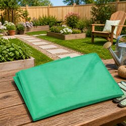 Heavy-Duty Garden Cart Liner - Durable Green Fabric