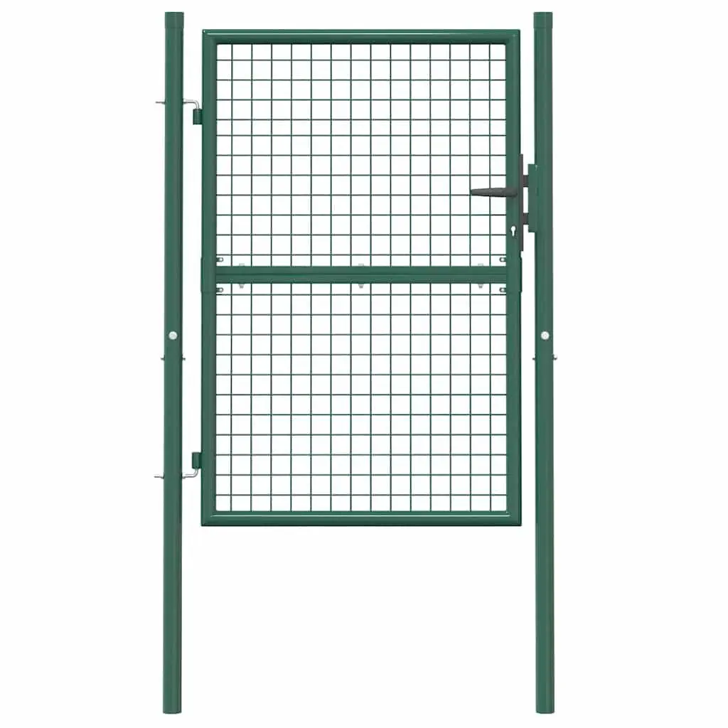 Heavy Duty Green Steel Fence Gate 100x125cm