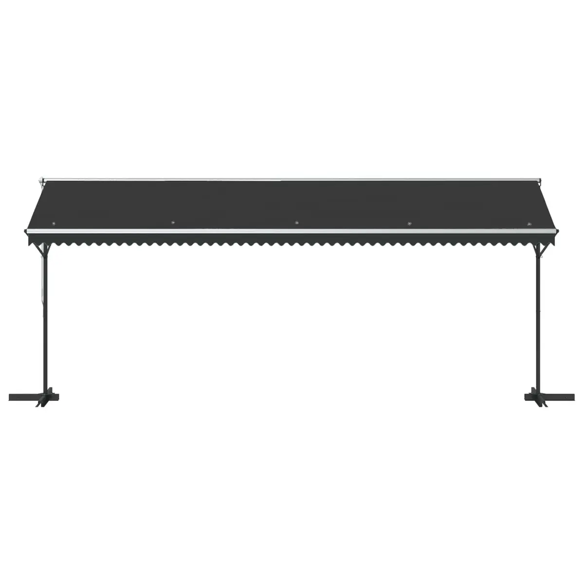 Free Standing Awning Powder-coated Steel 600x300 cm Anthracite