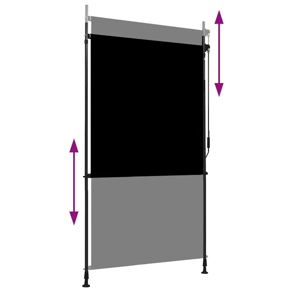 Anthracite Outdoor Roller Blind 120x270cm