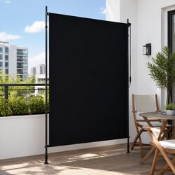Durable Outdoor Roller Blind 150x270cm Anthracite