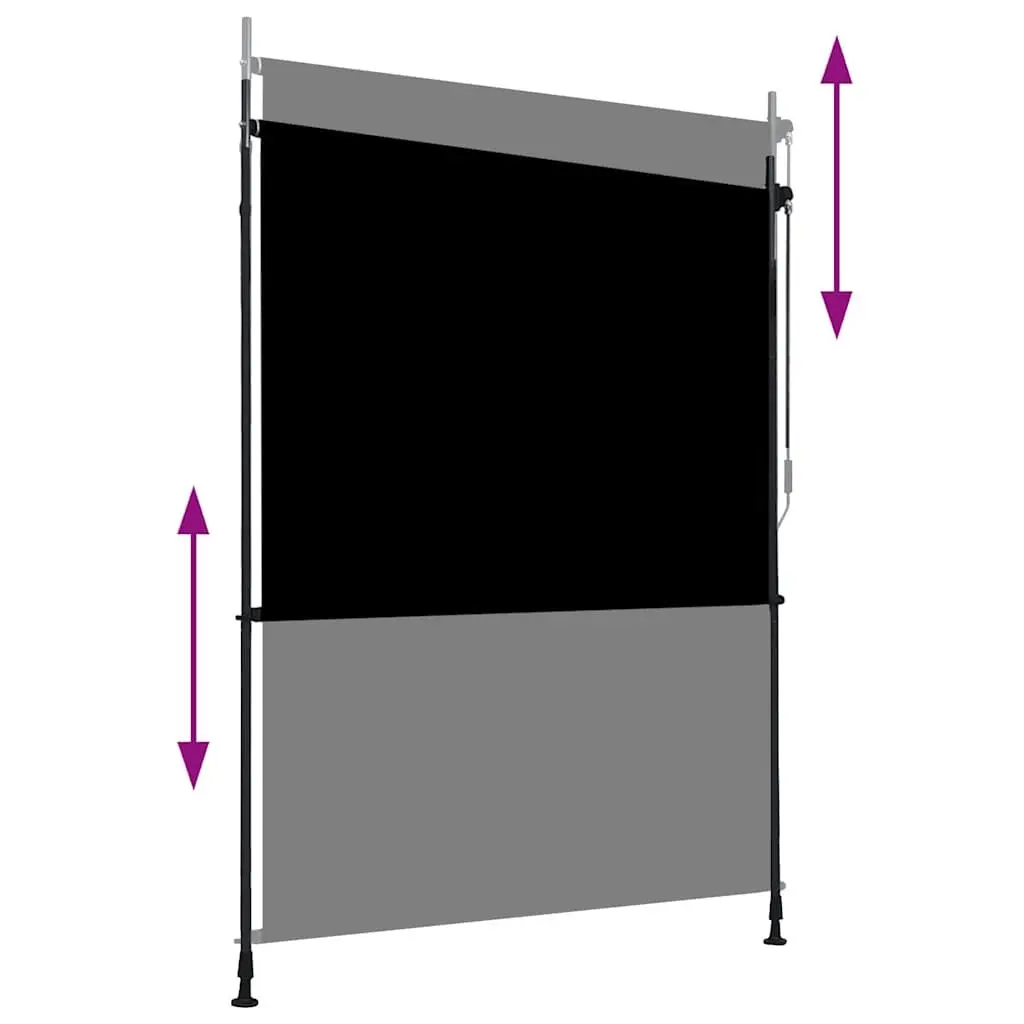Outdoor Roller Blind 150x270cm Anthracite