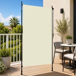 120x270cm Outdoor Roller Blind with Hand Crank for Shade