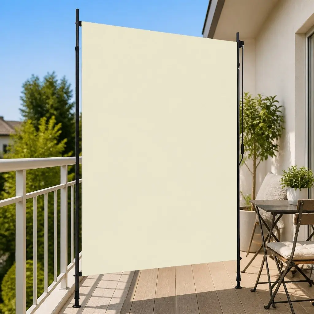 Outdoor Roller Blind Fabric 150x270cm Cream