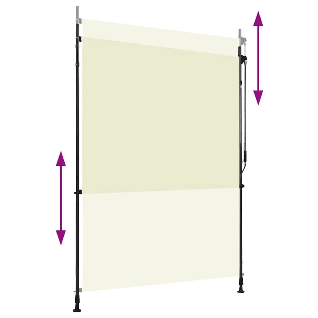 Outdoor Roller Blind Fabric 150x270cm Cream