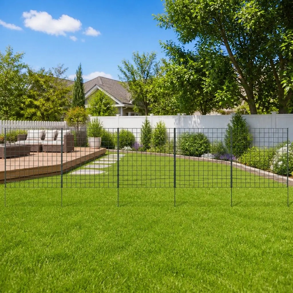 Green Garden Fence Panel Set 77.5x64 cm