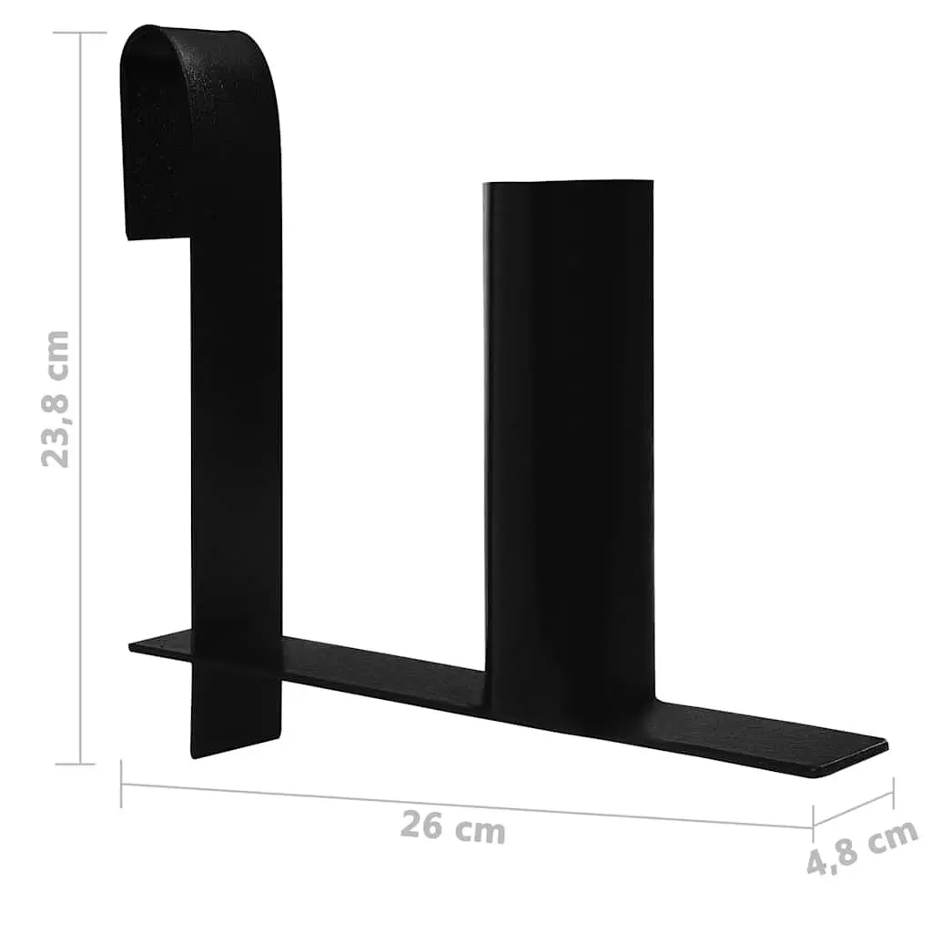Privacy Fence Strip Dispenser Steel Black