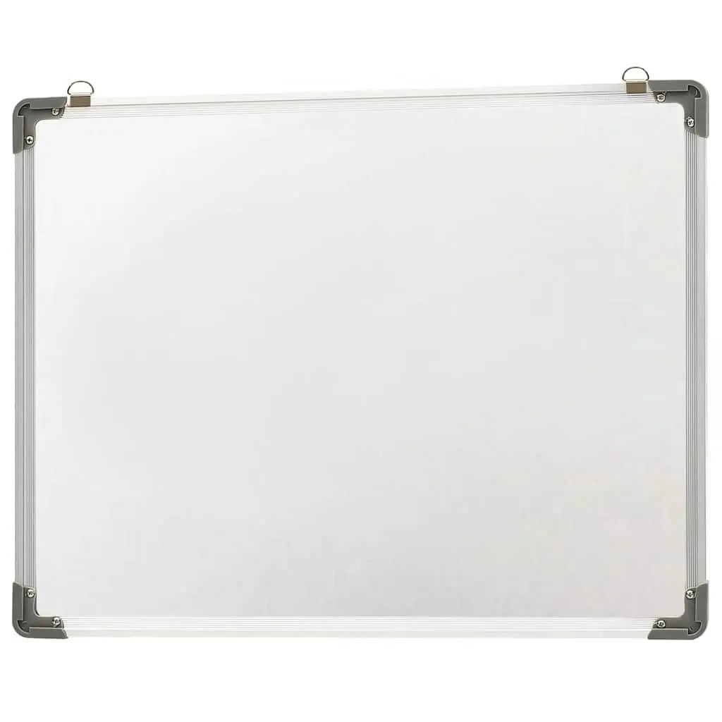 Whiteboard Lacquer-Coated Steel 90x60cm White Wall-Mounted Magnetic Office Presentation Board