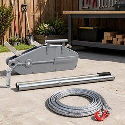 1600 kg Manual Pulling Hoist with Durable Aluminium Housing
