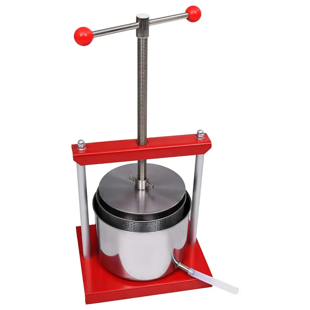 Fruit Press Stainless Steel 6L Black Manual Juicer