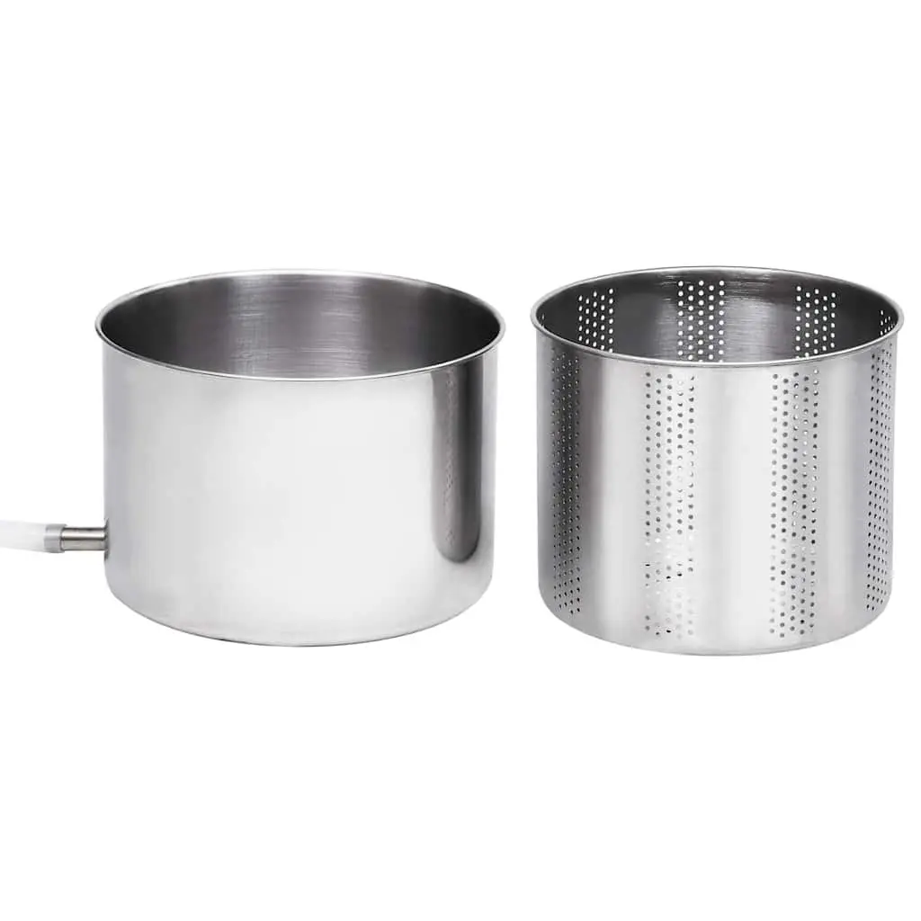 Fruit Press Stainless Steel 6L Black Manual Juicer