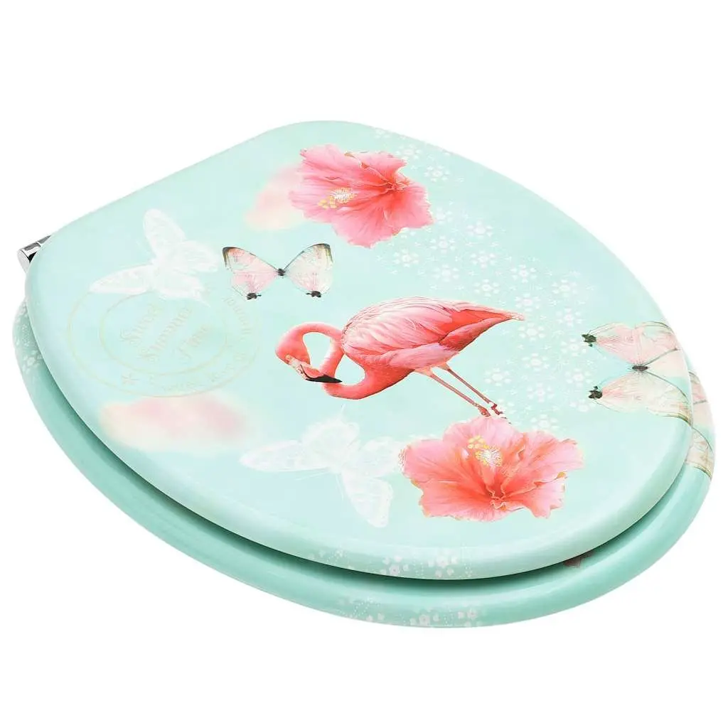 Toilet Seat with Adjustable Hinges