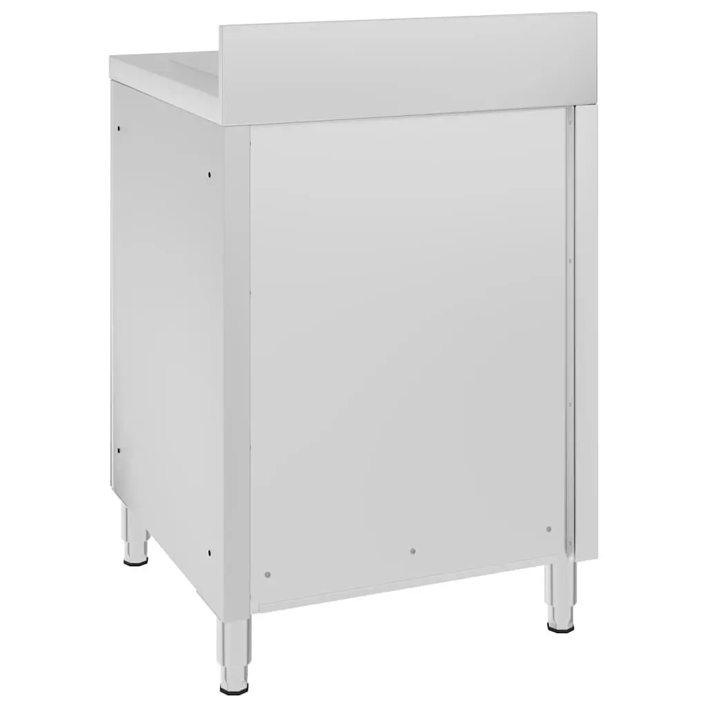 Stainless Steel Work Table with Drainboard for Kitchens