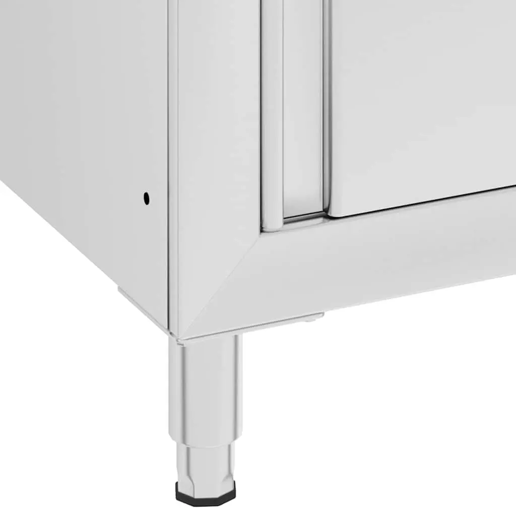 Stainless Steel Work Table with Drainboard for Kitchens