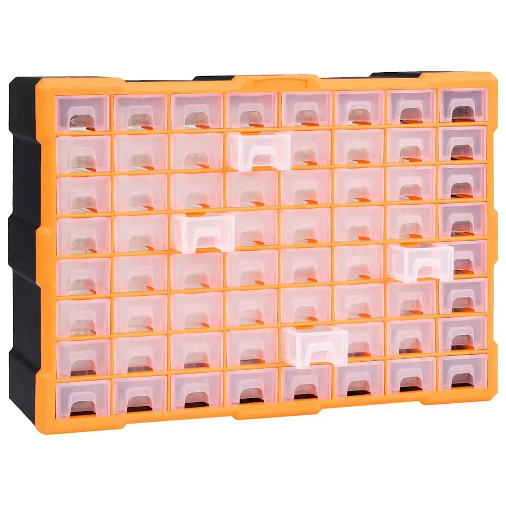 Multi-Drawer Organiser Tool Storage with 64 Drawers
