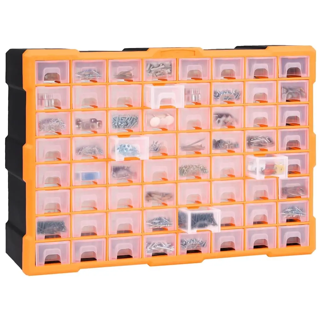 Multi-Drawer Organiser Tool Storage with 64 Drawers