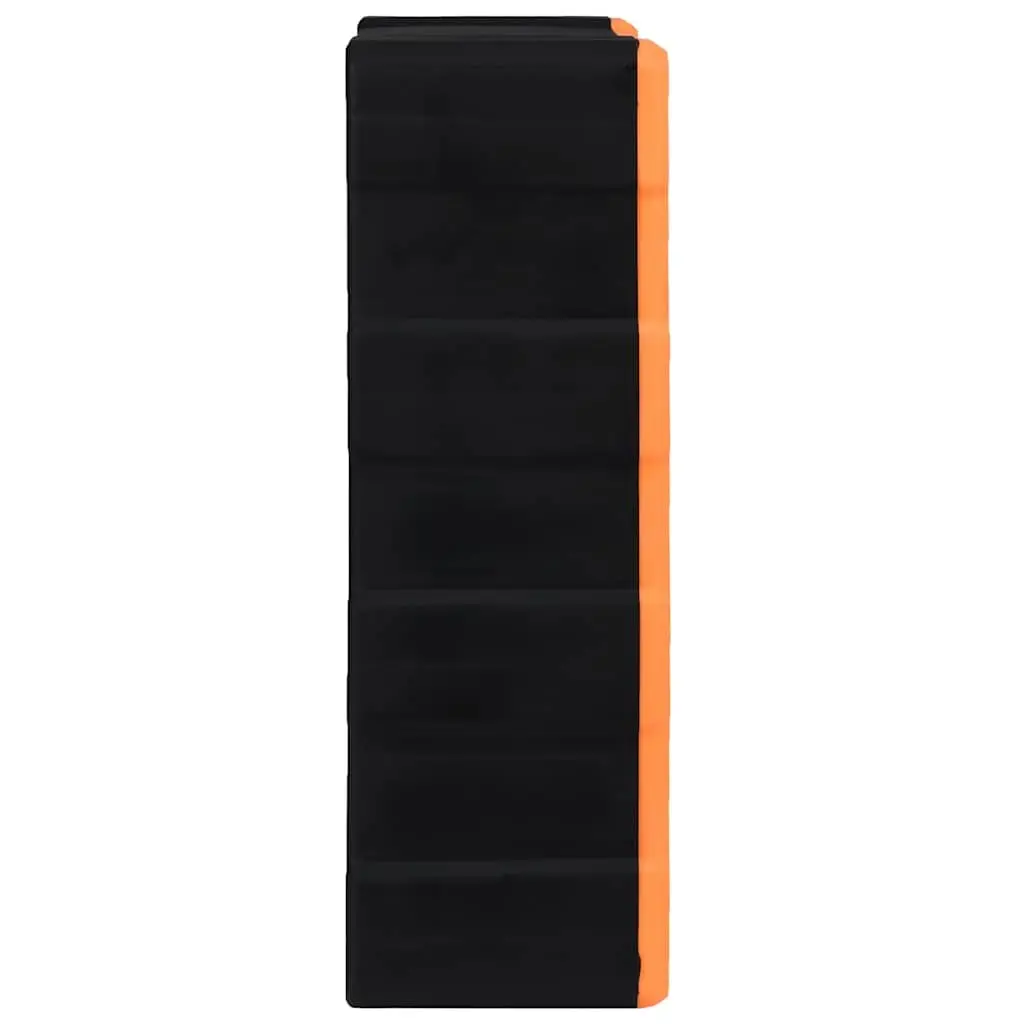 Orange Multi-Drawer Organiser with 39 Durable Drawers