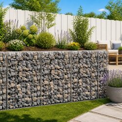 Galvanised Steel Gabion Wall Panel - Durable and Reliable