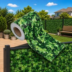Durable PVC Garden Privacy Screen Fence Roll 35x0.19m
