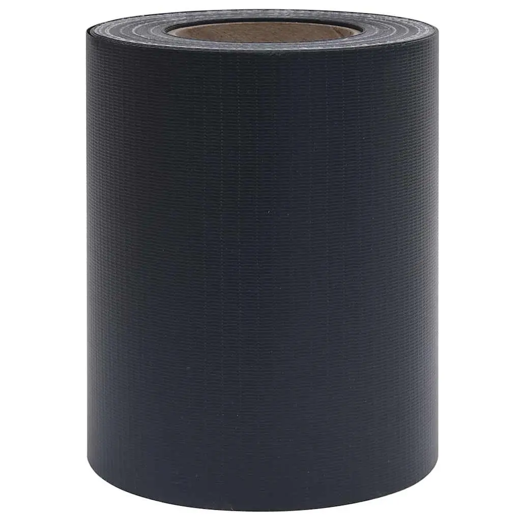 PVC Garden Privacy Screen Matte Dark Grey 35x0.19 m Windbreak Barrier