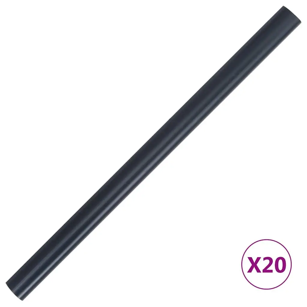 PVC Garden Privacy Screen Matte Dark Grey 35x0.19 m Windbreak Barrier