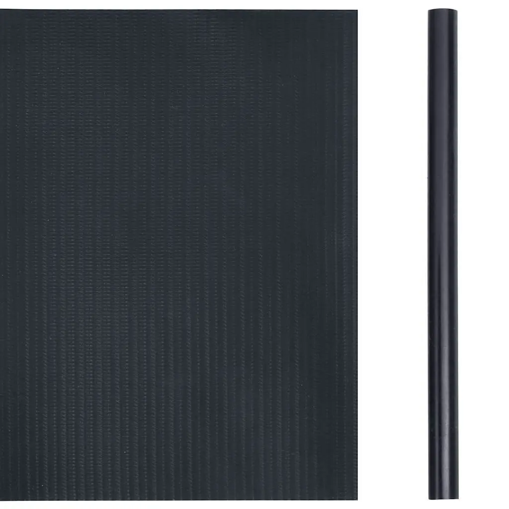 PVC Garden Privacy Screen Matte Dark Grey 35x0.19 m Windbreak Barrier