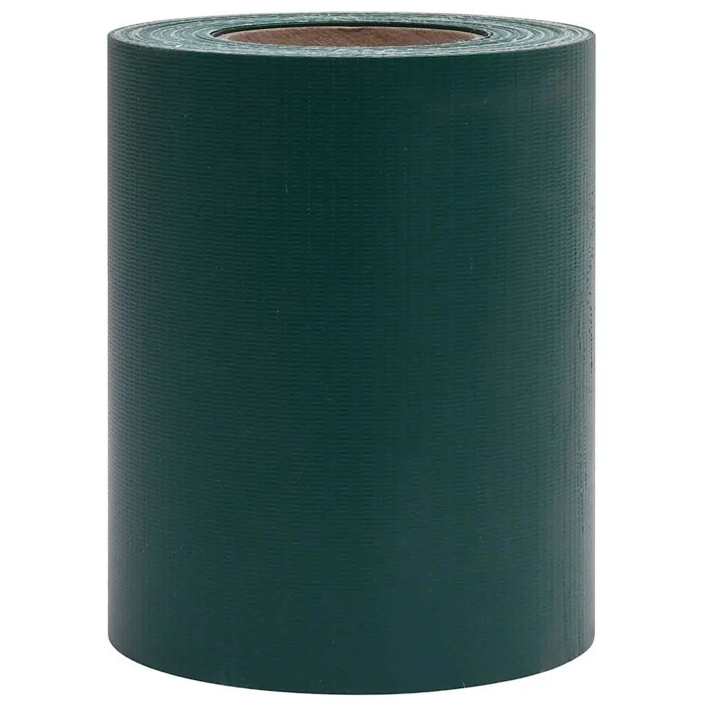 Garden Privacy Screen Fence Panel PVC 35m Matte Green