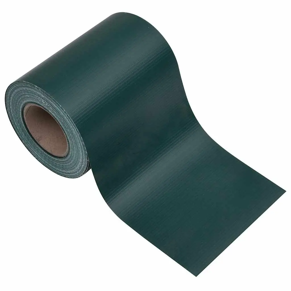 Garden Privacy Screen Fence Panel PVC 35m Matte Green