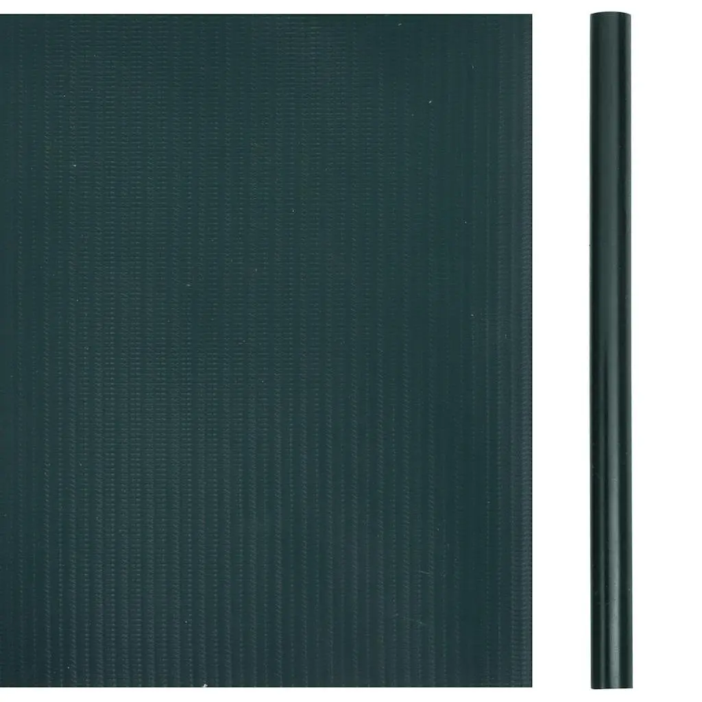 Garden Privacy Screen Fence Panel PVC 35m Matte Green