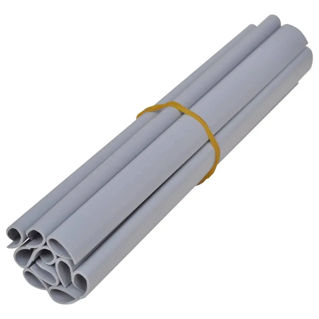 PVC Garden Privacy Screen Roll 35x0.19m Matte Grey