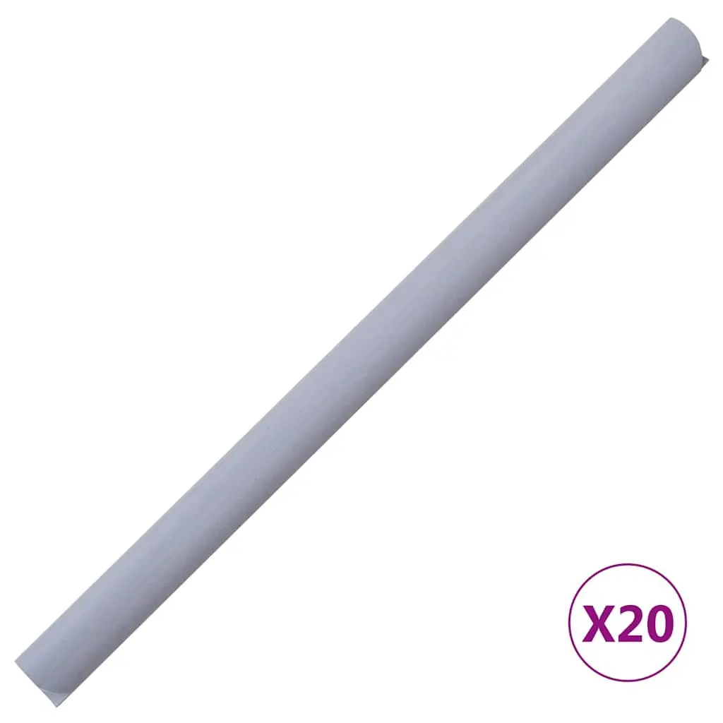 PVC Garden Privacy Screen Roll 35x0.19m Matte Grey