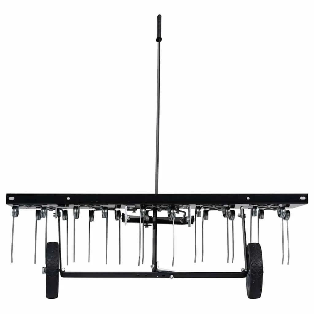 Scarifier Lawn Aerator 100cm Galvanised Steel for Ride-on Mower
