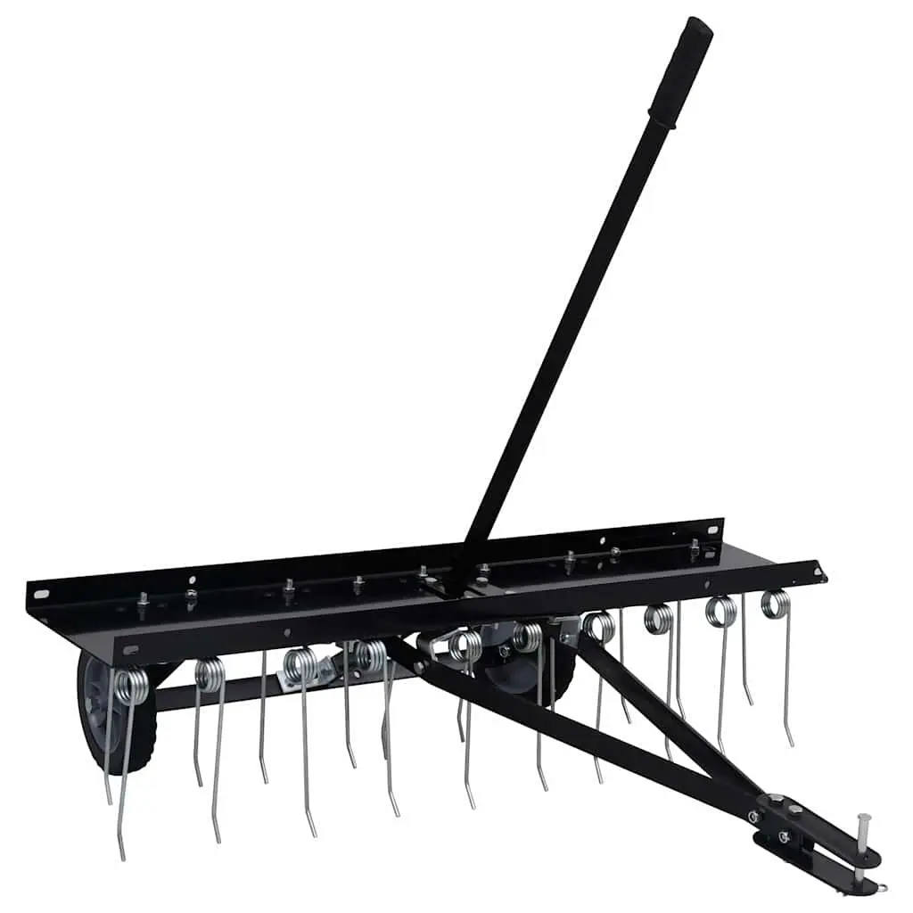 Scarifier Lawn Aerator 100cm Galvanised Steel for Ride-on Mower