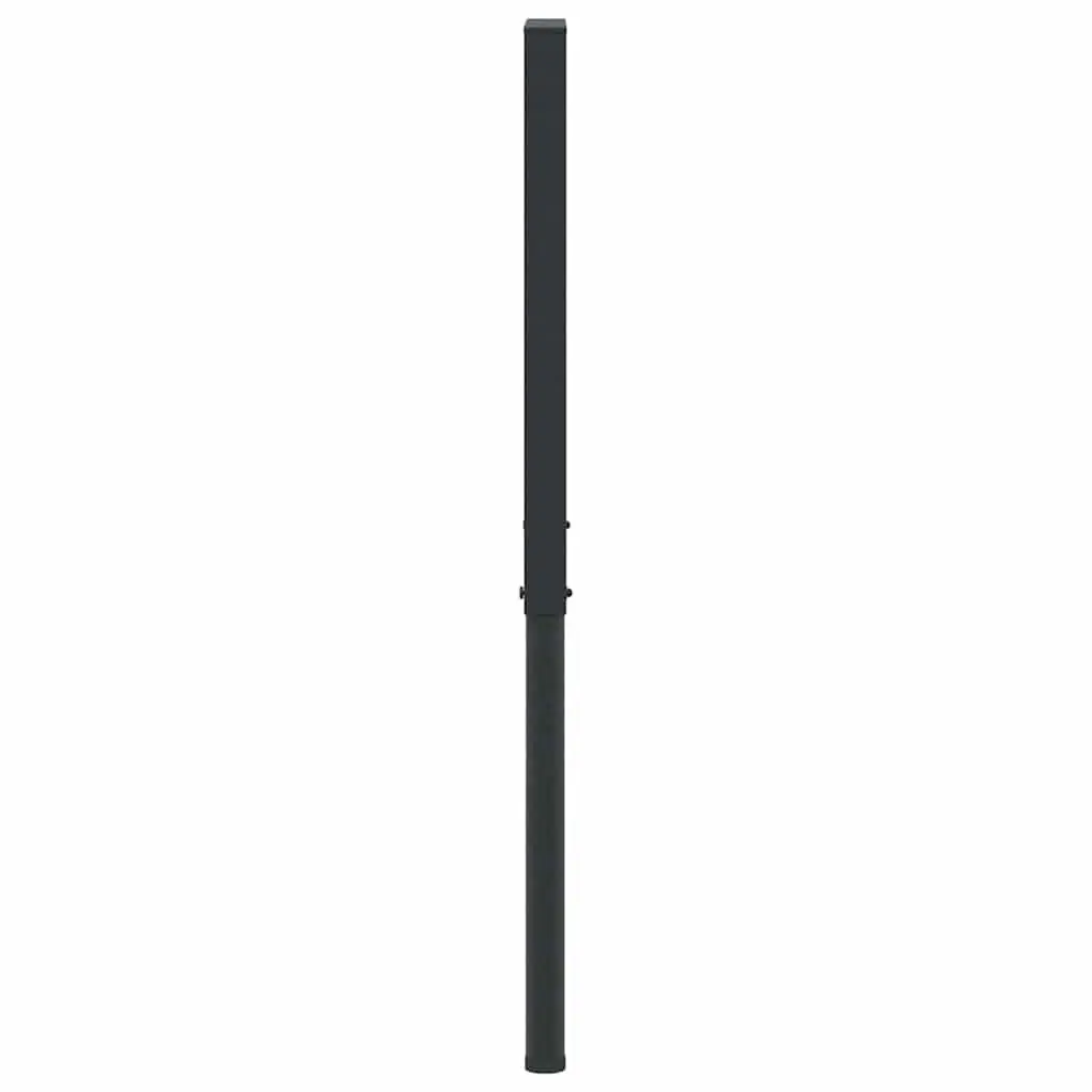 Adjustable Work Bench Frames 2 pcs Metal 55x(69-95.5) cm Black Workshop Garage