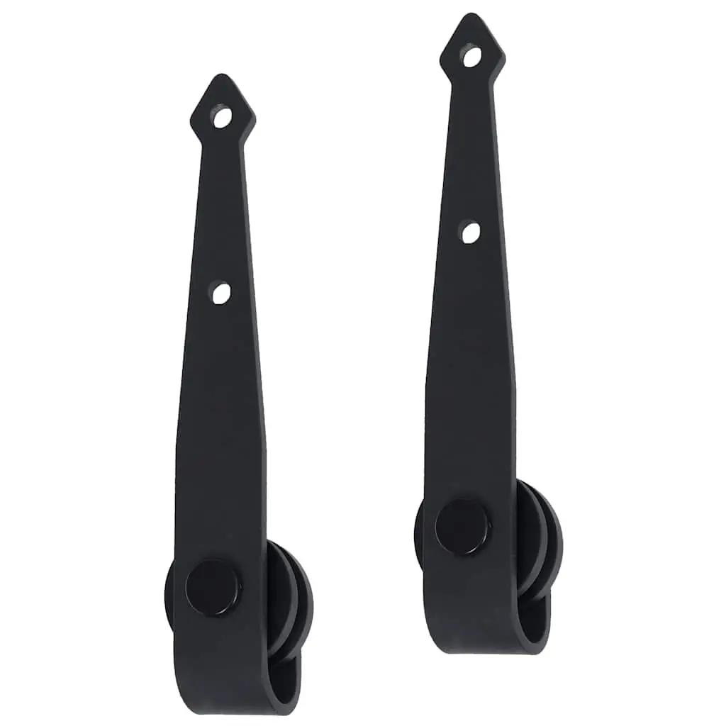 183cm Black Mini Sliding Door Kit for Cabinets