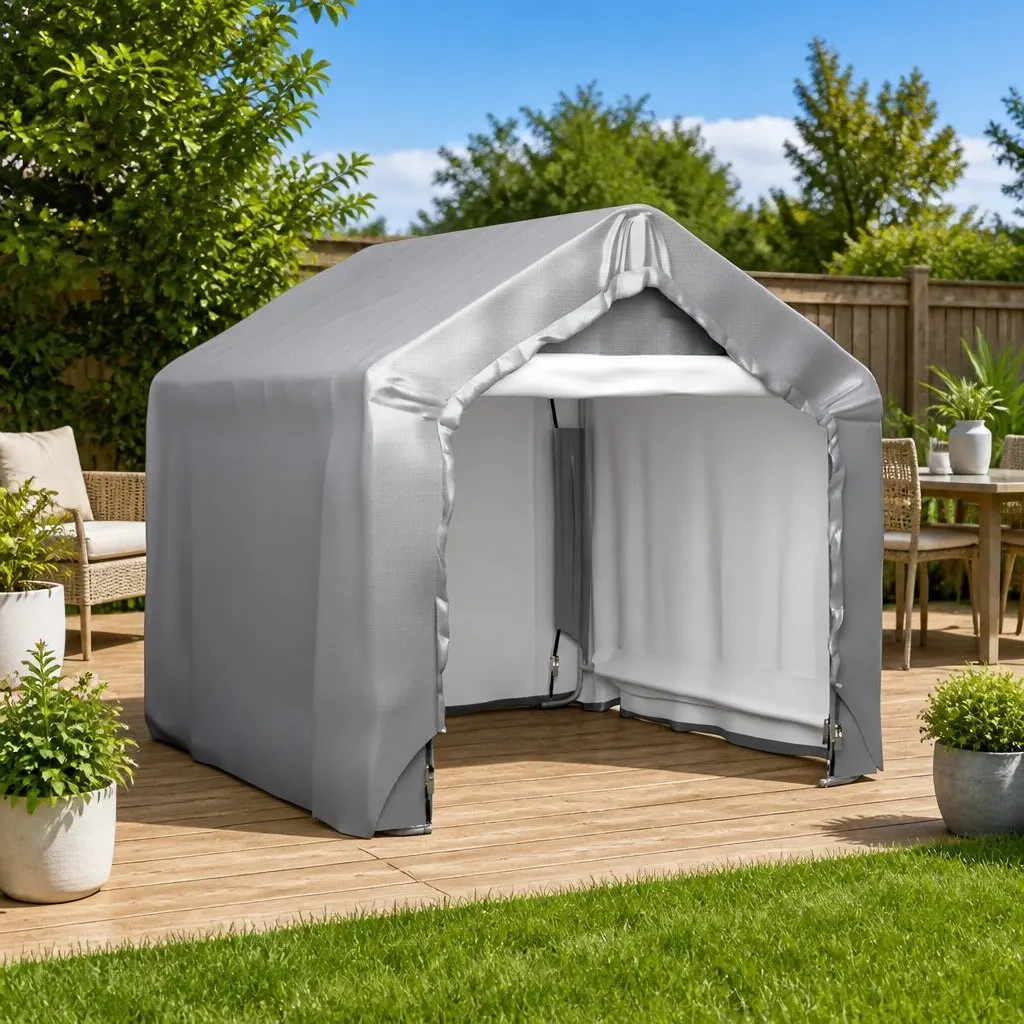 Grey Outdoor Storage Tent 180x180 cm