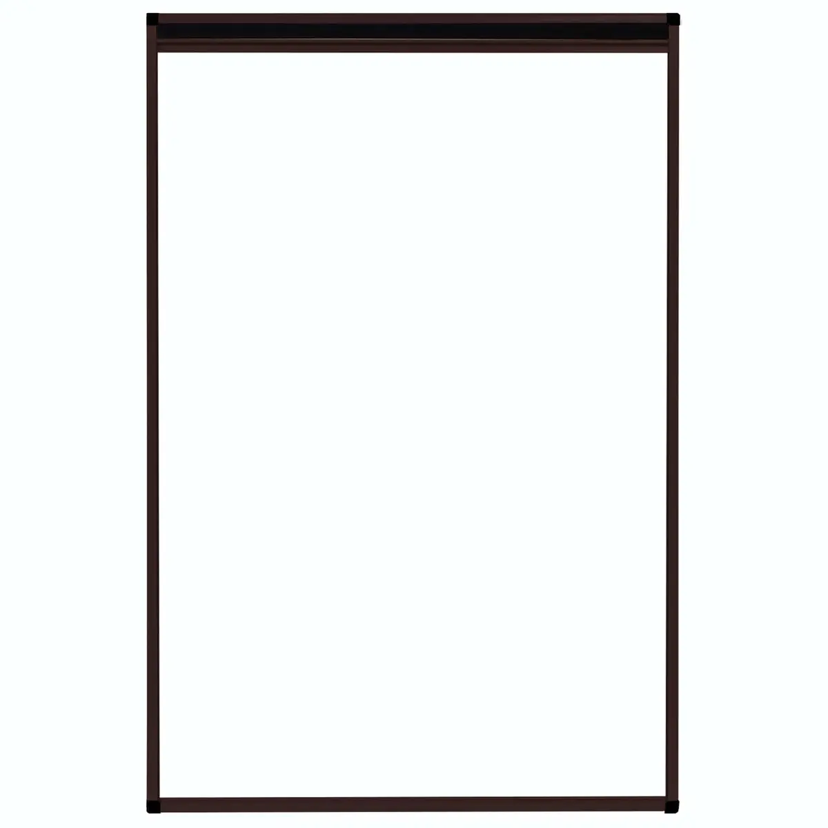 Aluminium Frame Plisse Insect Screen 80x120cm Brown