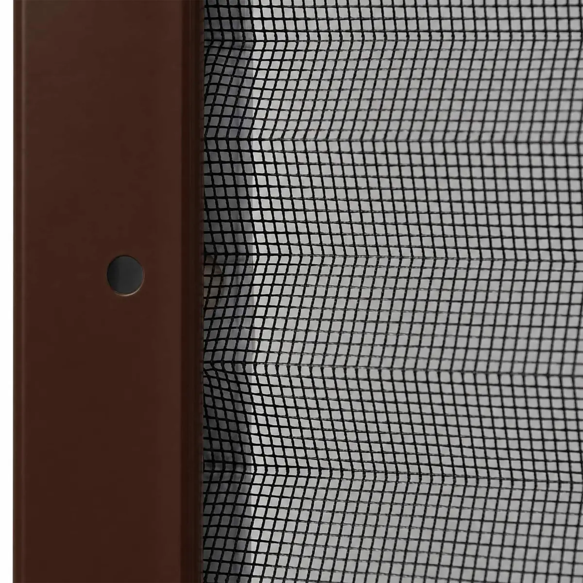 Aluminium Frame Plisse Insect Screen 80x120cm Brown
