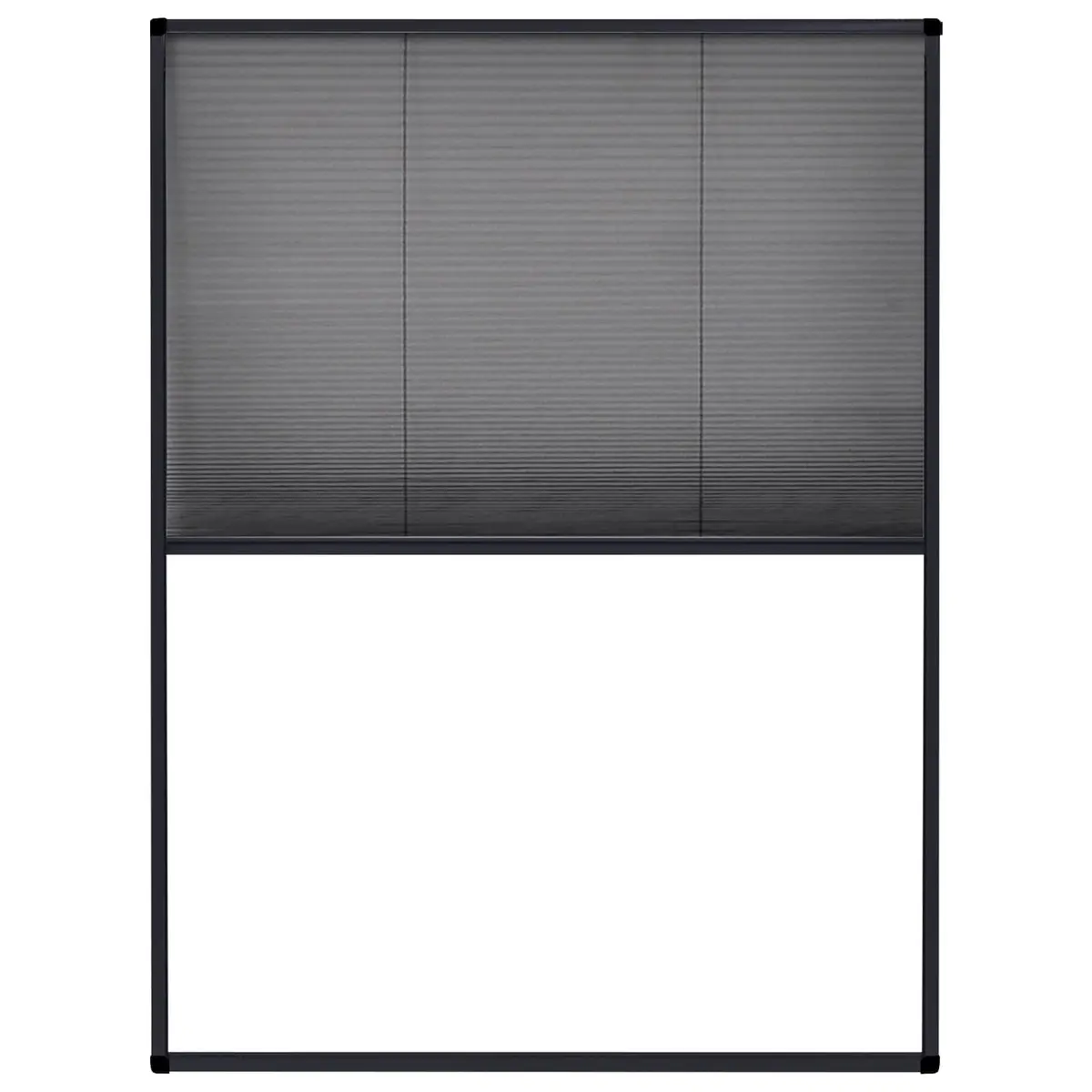 Plisse Insect Screen with Aluminium Frame 60x80cm