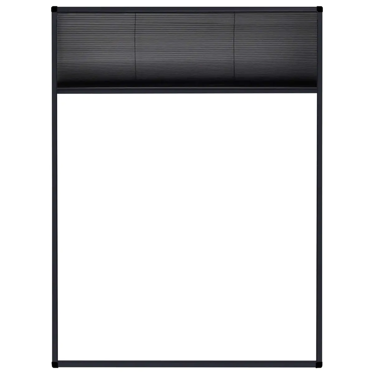 Plisse Insect Screen with Aluminium Frame 60x80cm