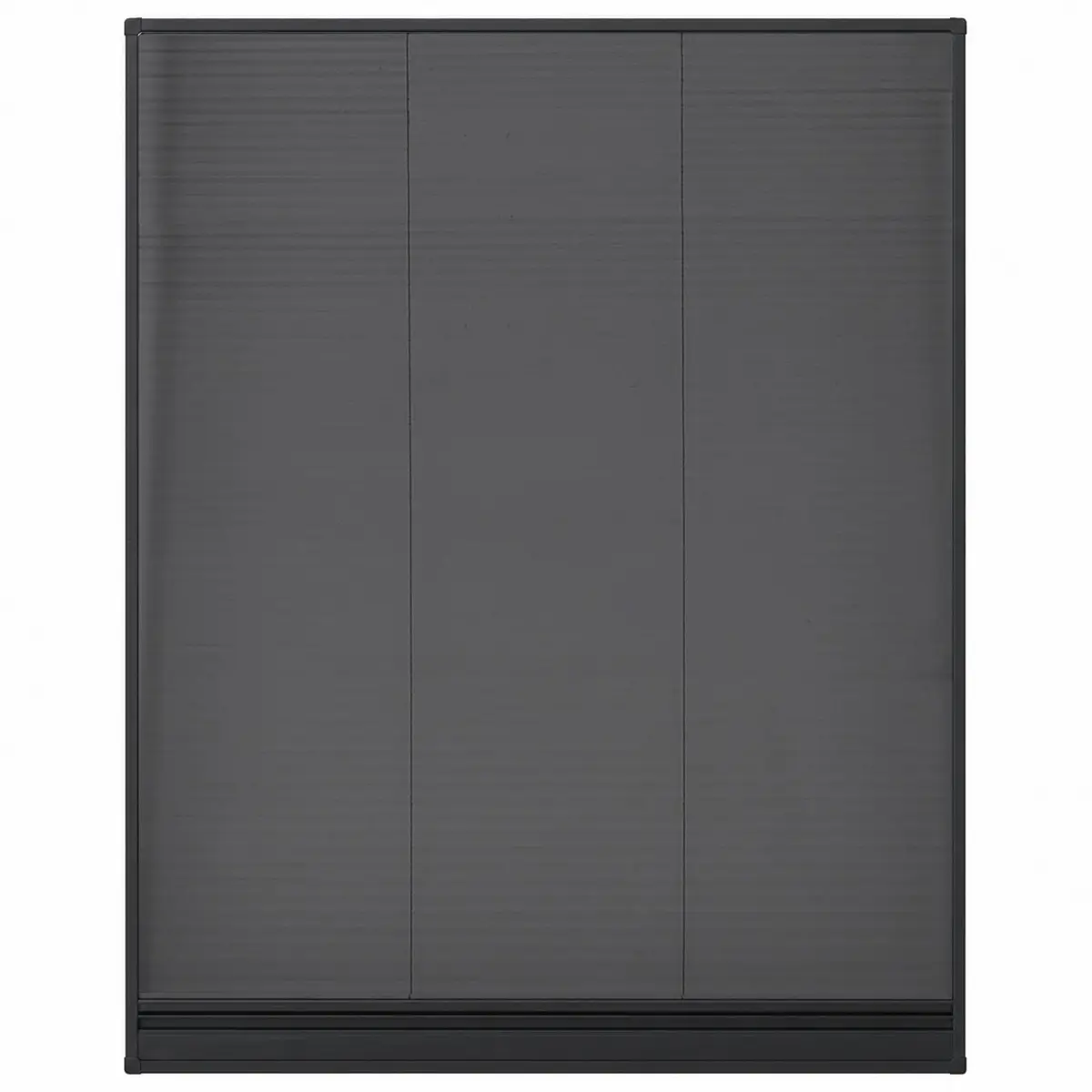 Plisse Insect Screen Window 80x100cm Anthracite Frame