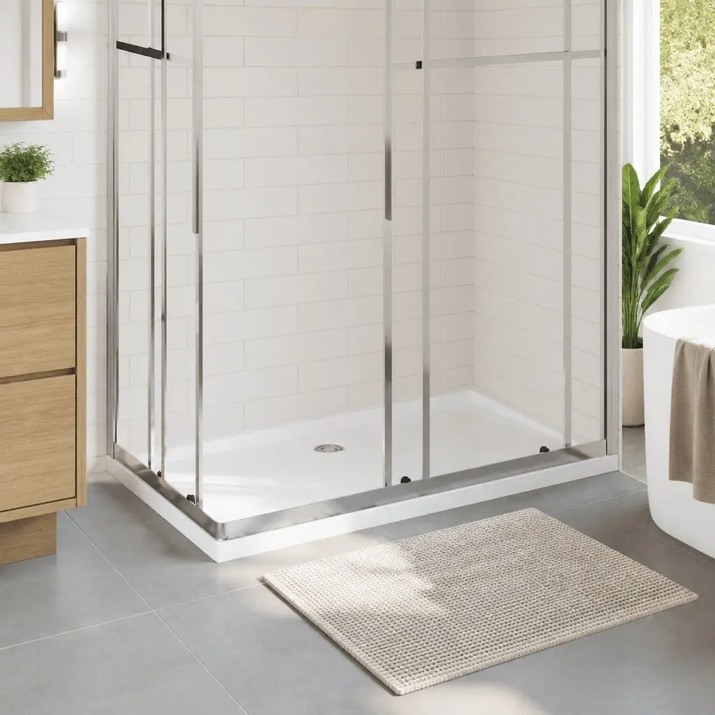 Low Threshold Rectangular Shower Base Tray 70x120 cm