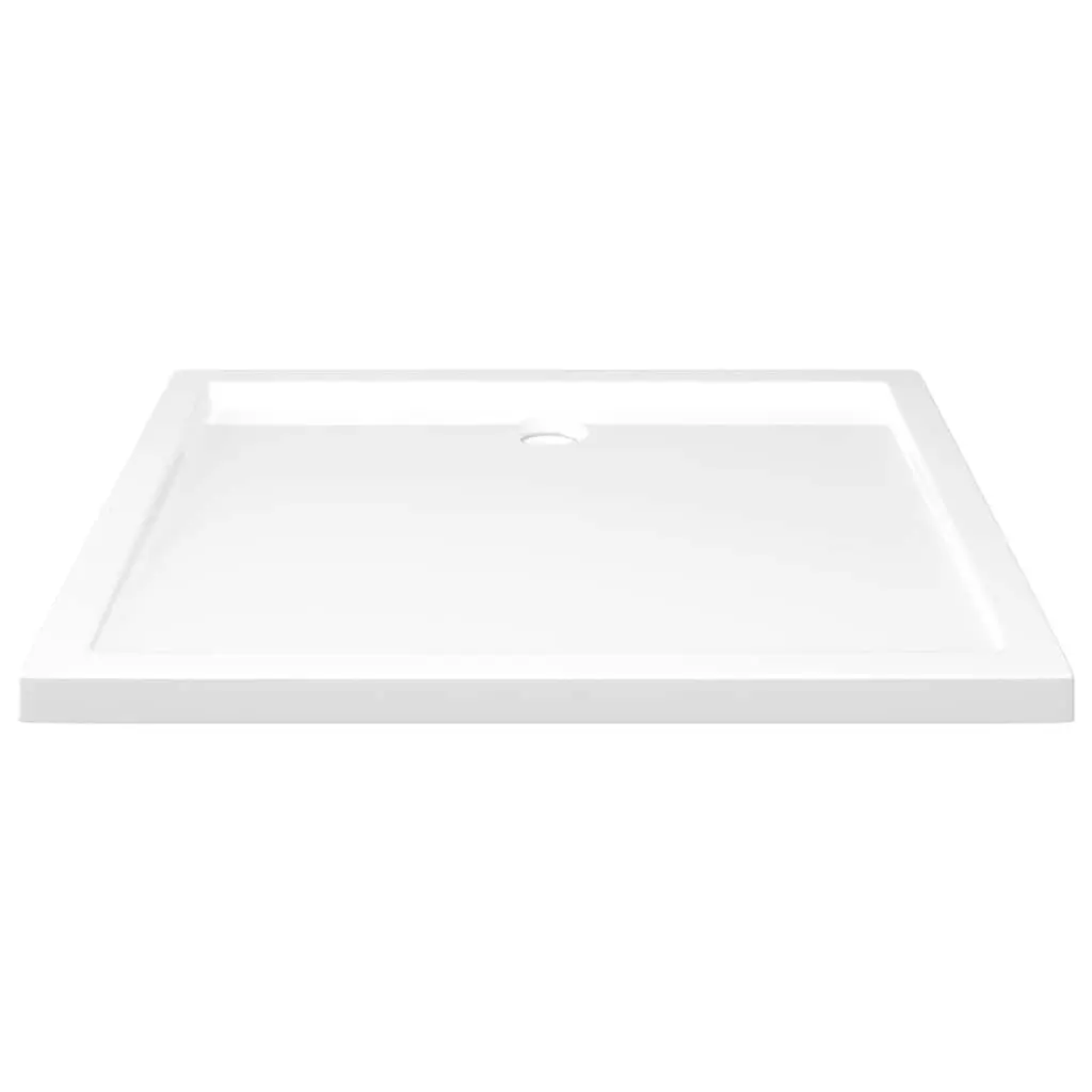 Low Threshold White Shower Base 80x90 cm