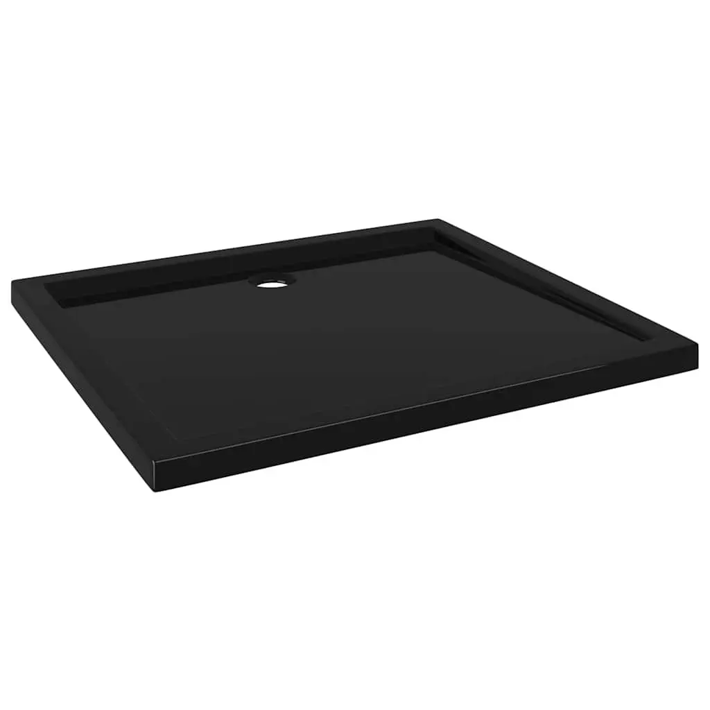 Black Rectangular Shower Tray 80x90 cm