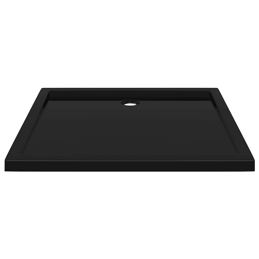 Black Rectangular Shower Tray 80x90 cm